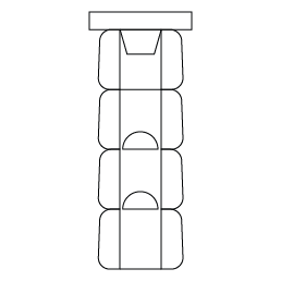 Muros de sustentação de terras em blocos pré-fabricados de betão reforçados